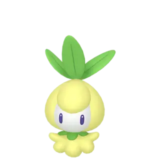 Petilil shiny front-facing sprite from Pokémon Scarlet