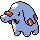 Phanpy front-facing sprite from Pokémon Crystal