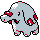 Phanpy shiny front-facing sprite from Pokémon Crystal