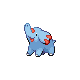 Phanpy front-facing sprite from Pokémon SoulSilver