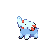 Phanpy shiny front-facing sprite from Pokémon SoulSilver