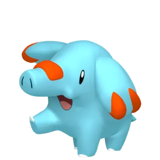 Phanpy front-facing sprite from Pokémon Y