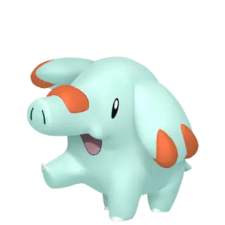 Phanpy shiny front-facing sprite from Pokémon Y