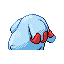 Phanpy shiny back-facing sprite from Pokémon Ruby