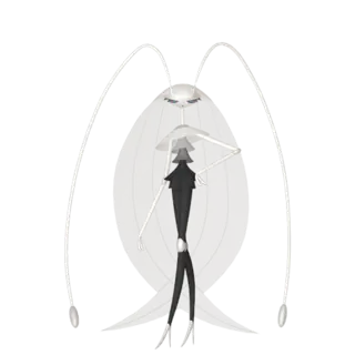Pheromosa shiny front-facing sprite from Pokémon Ultra Moon