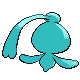 Phione shiny back-facing sprite from Pokémon Pearl