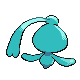 Phione shiny back-facing sprite from Pokémon HeartGold