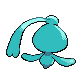 Phione shiny back-facing sprite from Pokémon Platinum