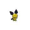 Pichu back-facing sprite from Pokémon Black