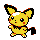Pichu front-facing sprite from Pokémon Crystal