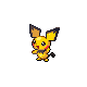 Pichu shiny front-facing sprite from Pokémon Diamond
