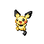 Pichu front-facing sprite from Pokémon Emerald