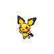 Pichu shiny front-facing sprite from Pokémon HeartGold
