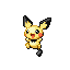 Pichu front-facing sprite from Pokémon Ruby