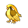 Pidgeot shiny front-facing sprite from Pokémon Black