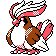Pidgeot front-facing sprite from Pokémon Crystal
