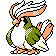 Pidgeot shiny front-facing sprite from Pokémon Crystal
