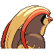 Pidgeot back-facing sprite from Pokémon Pearl