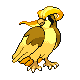 Pidgeot shiny front-facing sprite from Pokémon Pearl