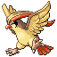 Pidgeot front-facing sprite from Pokémon Emerald