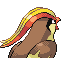 Pidgeot back-facing sprite from Pokémon LeafGreen