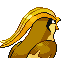 Pidgeot shiny back-facing sprite from Pokémon LeafGreen