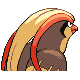 Pidgeot back-facing sprite from Pokémon SoulSilver