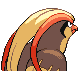 Pidgeot back-facing sprite from Pokémon Platinum