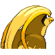Pidgeot shiny back-facing sprite from Pokémon Platinum