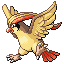 Pidgeot front-facing sprite from Pokémon Sapphire