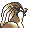 Pidgeot back-facing sprite from Pokémon Yellow