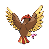Pidgeotto back-facing sprite from Pokémon White 2