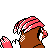 Pidgeotto back-facing sprite from Pokémon Crystal