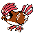 Pidgeotto front-facing sprite from Pokémon Crystal