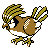 Pidgeotto shiny front-facing sprite from Pokémon Crystal