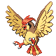 Pidgeotto front-facing sprite from Pokémon Pearl