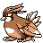 Pidgeotto front-facing sprite from Pokémon Red