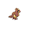 Pidgey back-facing sprite from Pokémon Black