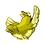 Pidgey shiny back-facing sprite from Pokémon FireRed
