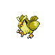 Pidgey shiny front-facing sprite from Pokémon Platinum