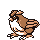 Pidgey front-facing sprite from Pokémon Red