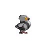 Pidove back-facing sprite from Pokémon White 2