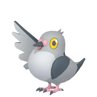 Pidove front-facing sprite from Pokémon X