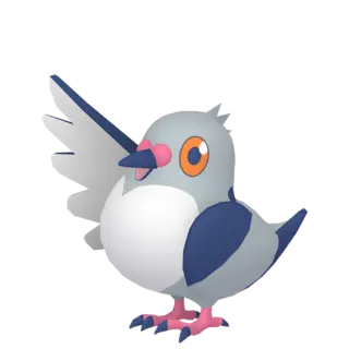 Pidove shiny front-facing sprite from Pokémon X