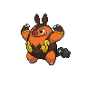 Pignite front-facing sprite from Pokémon Black 2