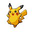 Pikachu shiny front-facing sprite from Pokémon FireRed