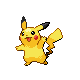 Pikachu front-facing sprite from Pokémon HeartGold