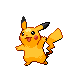 Pikachu shiny front-facing sprite from Pokémon HeartGold