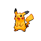 Pikachu shiny front-facing sprite from Pokémon Platinum
