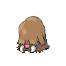 Piloswine front-facing sprite from Pokémon Black 2